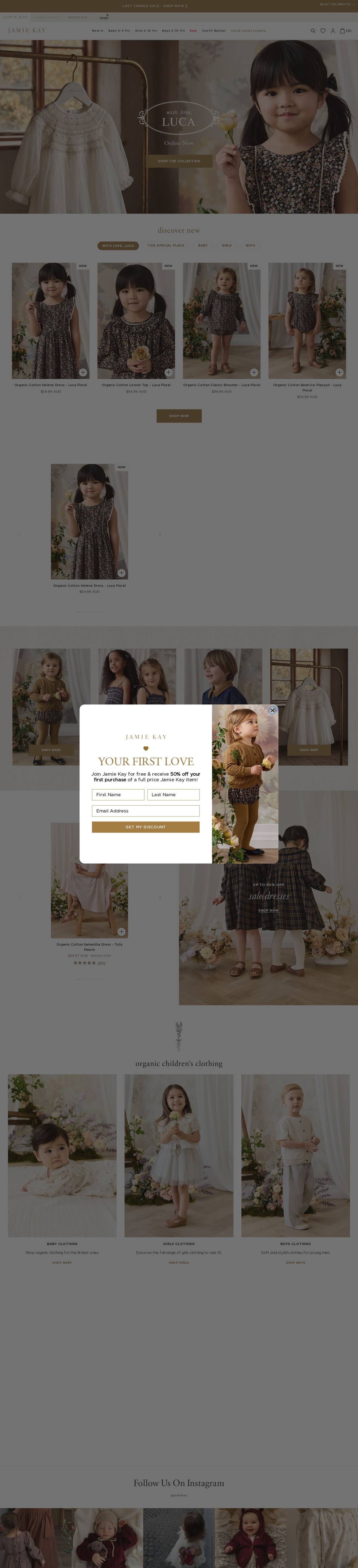 Jamie Kay homepage screenshot